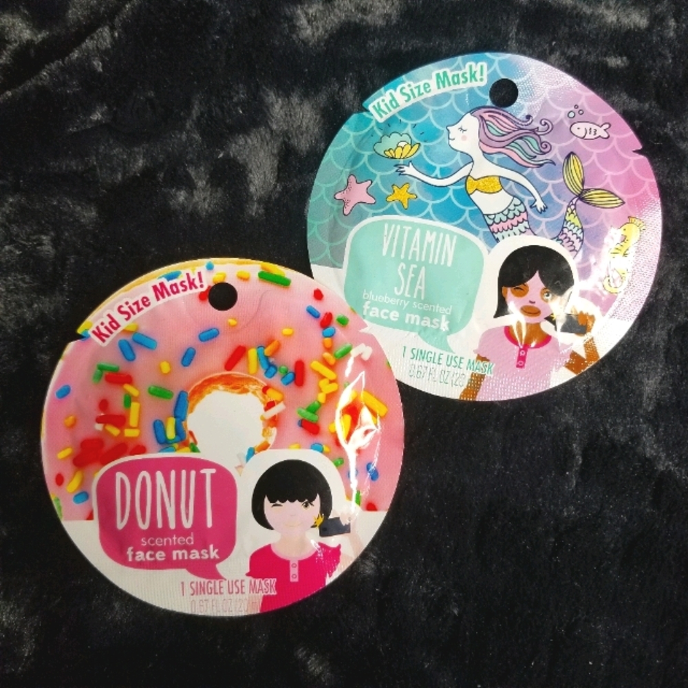 2 Kid Size Face Masks